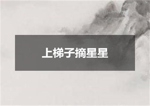 上梯子摘星星