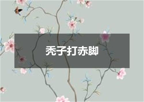 秃子打赤脚