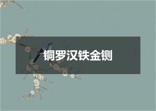 铜罗汉铁金铡