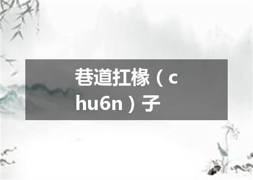 巷道扛椽（chu6n）子