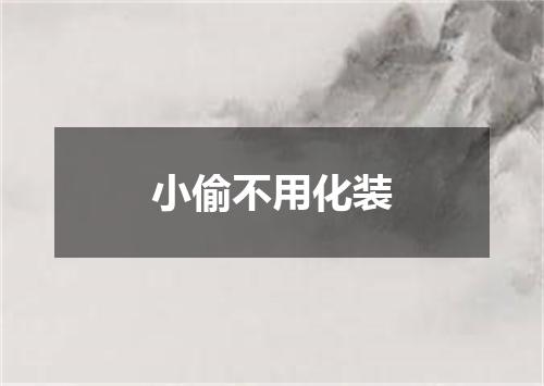 小偷不用化装