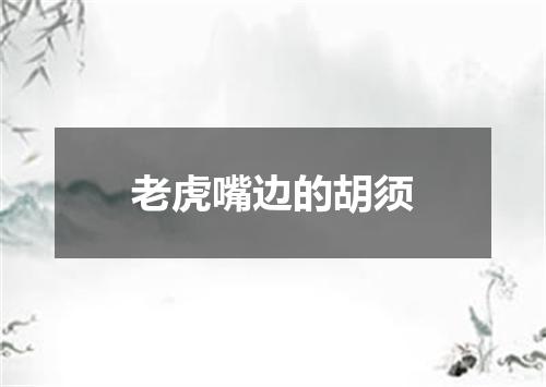老虎嘴边的胡须