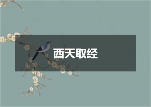 西天取经