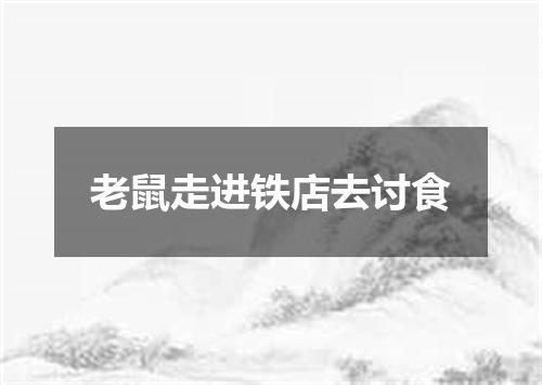 老鼠走进铁店去讨食