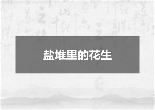 盐堆里的花生