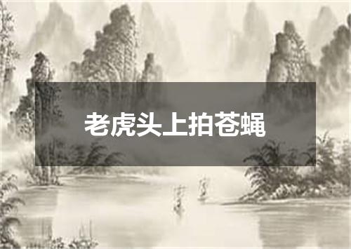 老虎头上拍苍蝇