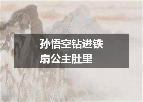 孙悟空钻进铁扇公主肚里
