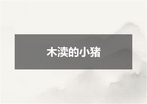 木渎的小猪