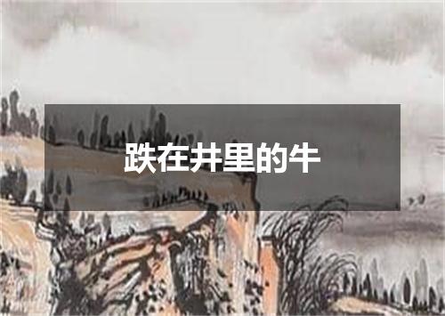 跌在井里的牛