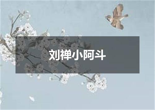 刘禅小阿斗