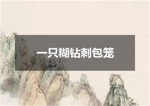 一只糊钻刺包笼