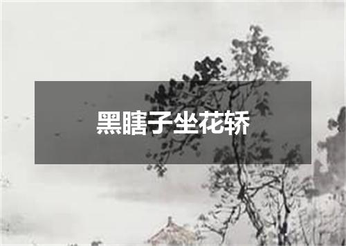 黑瞎子坐花轿