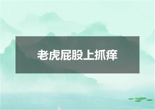 老虎屁股上抓痒