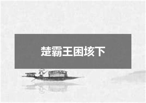 楚霸王困垓下