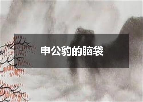 申公豹的脑袋