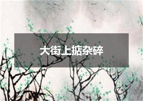 大街上掂杂碎