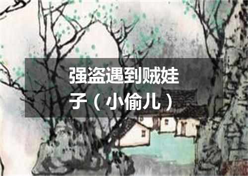 强盗遇到贼娃子（小偷儿）