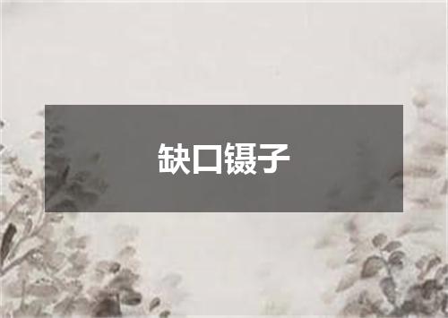 缺口镊子