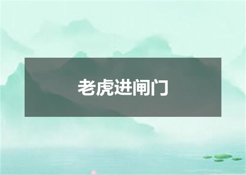 老虎进闸门