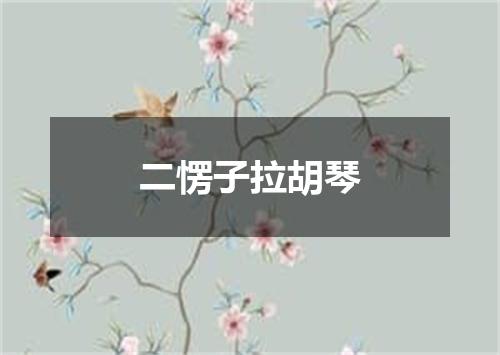 二愣子拉胡琴