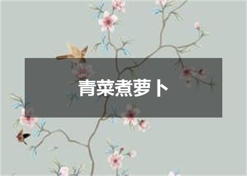 青菜煮萝卜