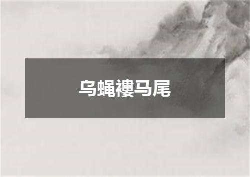 乌蝇褸马尾