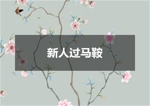 新人过马鞍