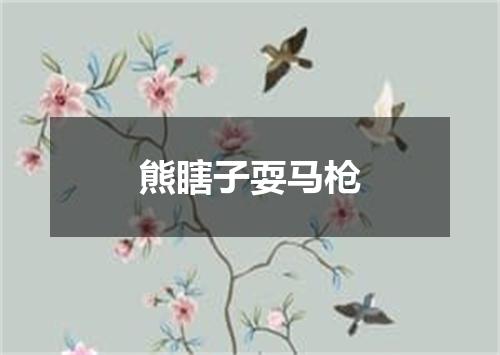 熊瞎子耍马枪
