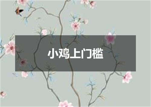 小鸡上门槛