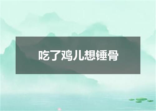 吃了鸡儿想锤骨