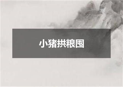 小猪拱粮囤