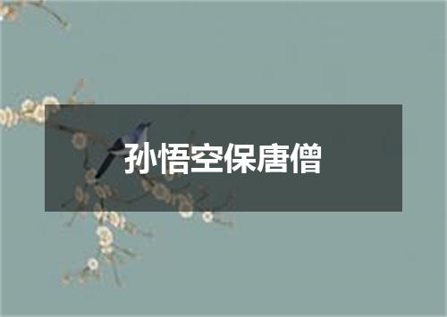 孙悟空保唐僧
