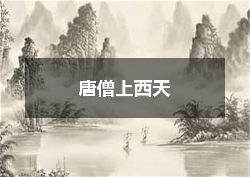 唐僧上西天