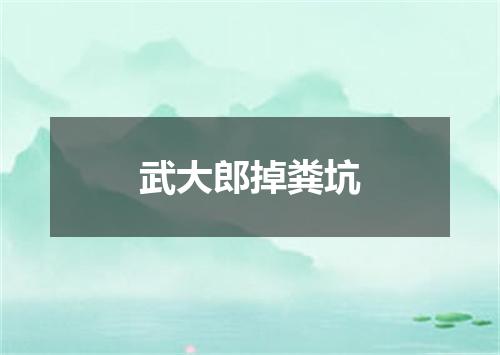 武大郎掉粪坑
