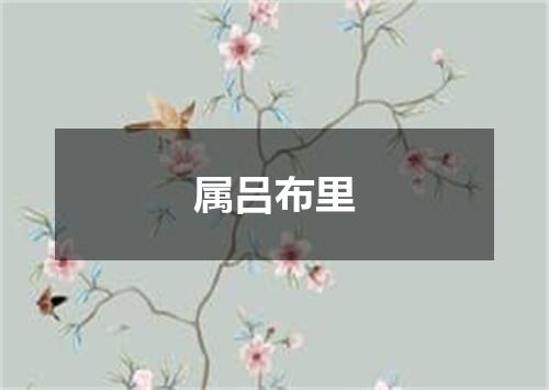 属吕布里