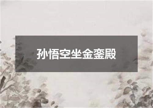 孙悟空坐金銮殿