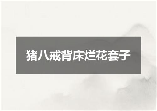 猪八戒背床烂花套子