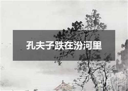 孔夫子跌在汾河里
