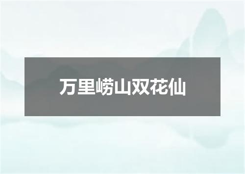 万里崂山双花仙